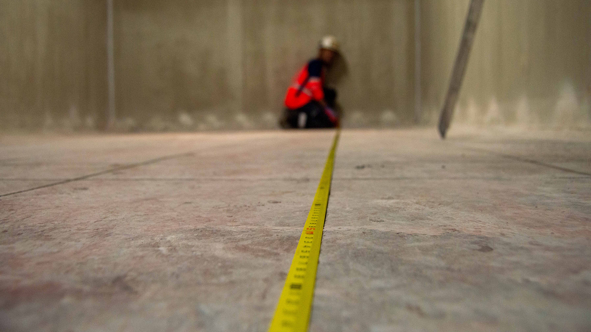 Reinforcement of a car park slab