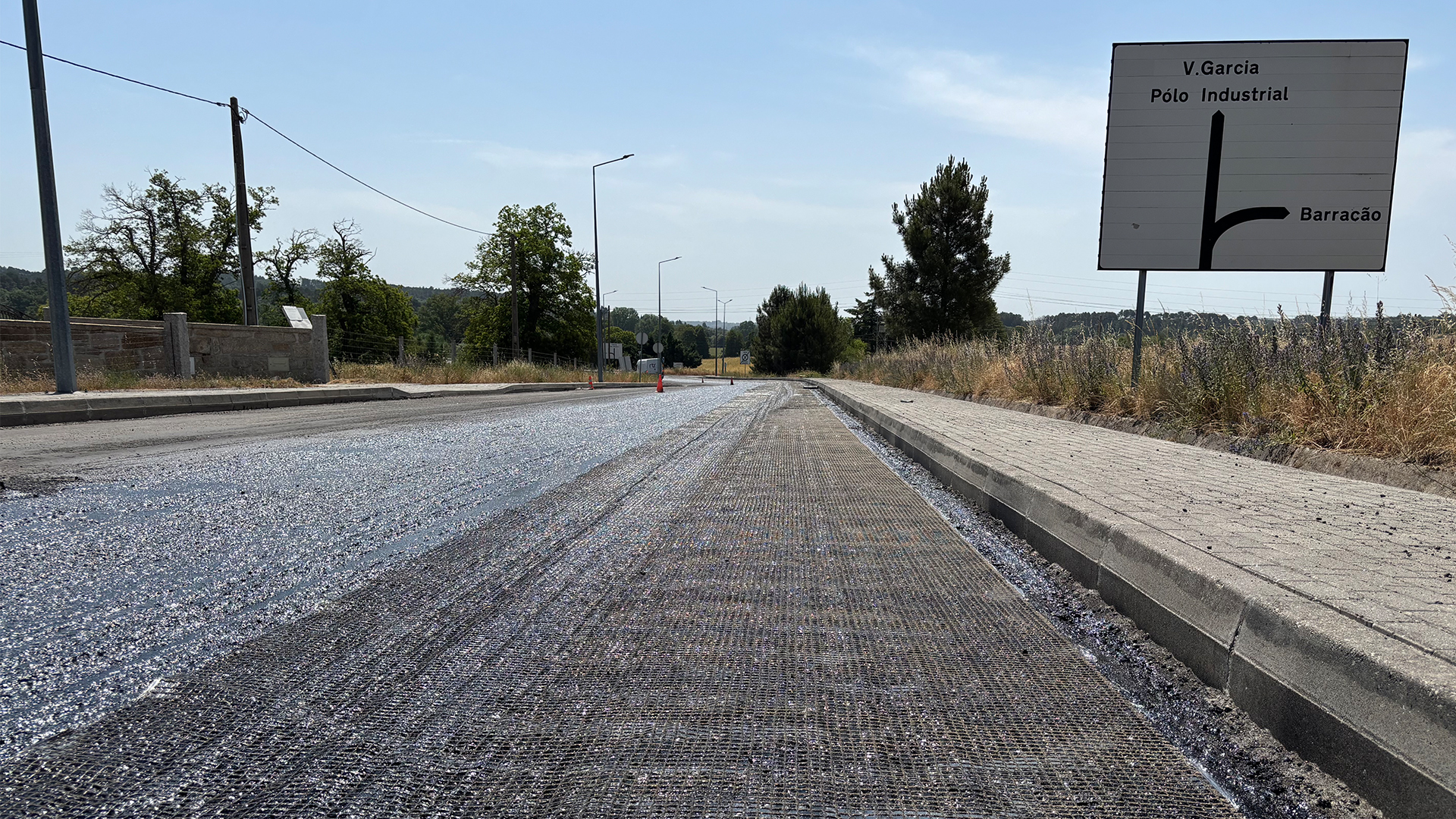 Structural Upgrade of Access Pavement to a Logistics Platform