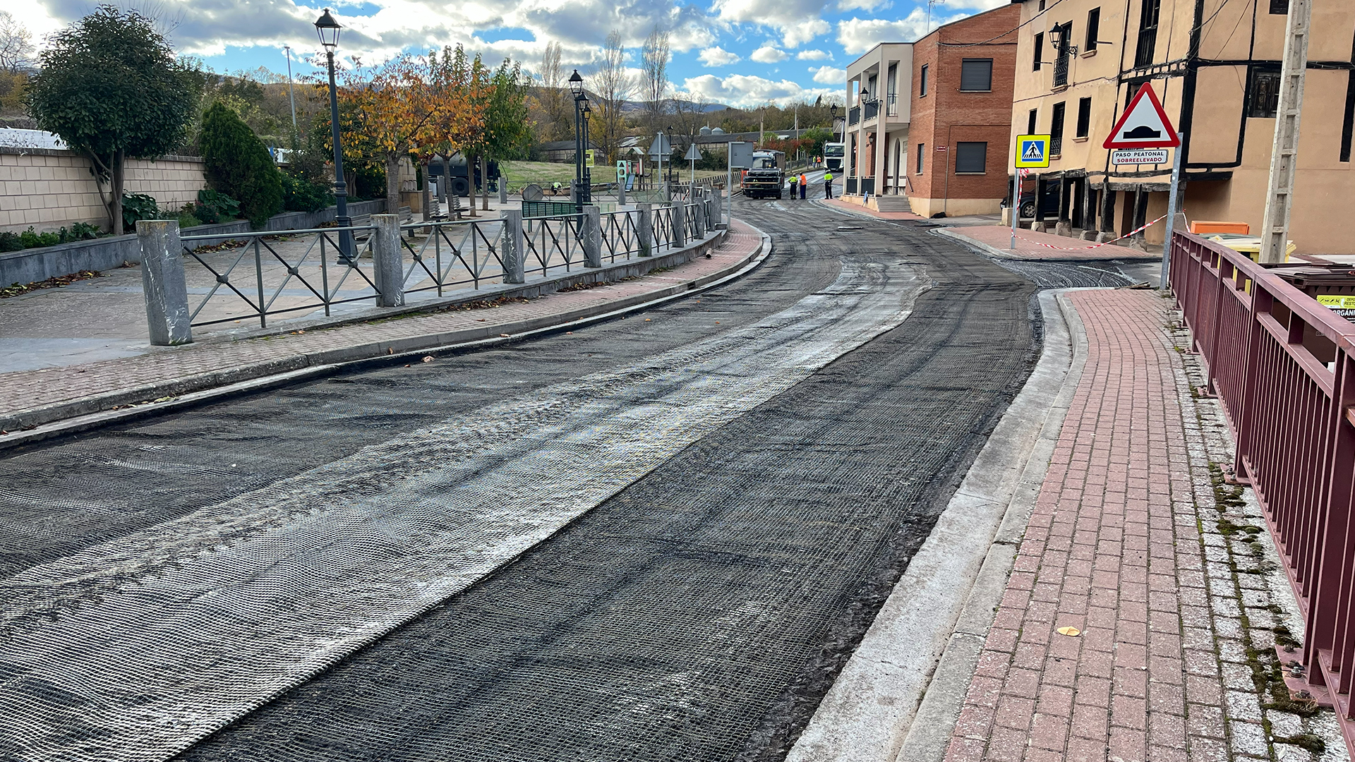 Road reinforcement in La Rioja