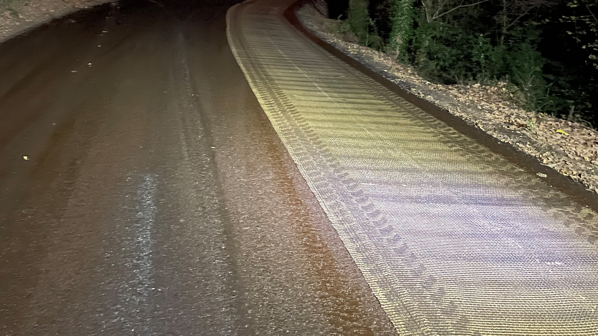 Reinforcement of departmental road