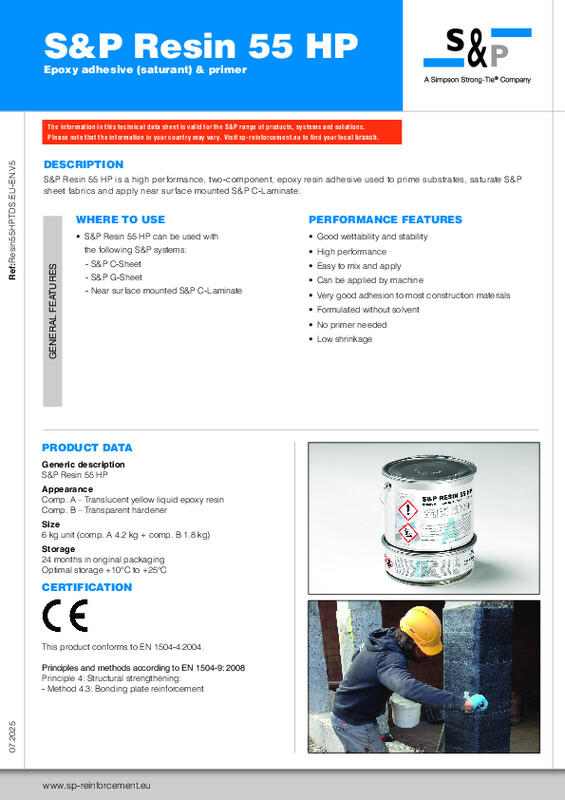 S&P Resin 55 HP (TDS) - EU