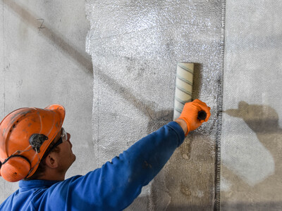 The clean preparation of the substrate makes it easier to attach the S&P G-Sheets and the laminates later on. Image: S&P