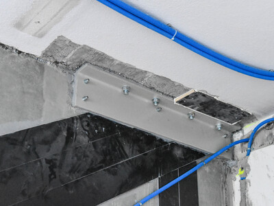 The final assembly was then carried out with S&P Resin 220 HP. Image: S&P