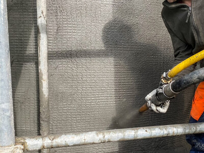... and covered it with a second layer of mortar. Image: S&P