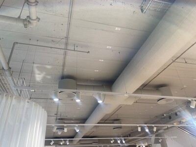 2023 - A visit to the project the following year shows how the FRP reinforcement had been painted