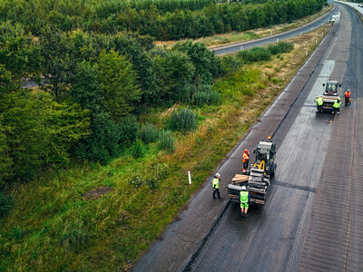 Aerial view of E45