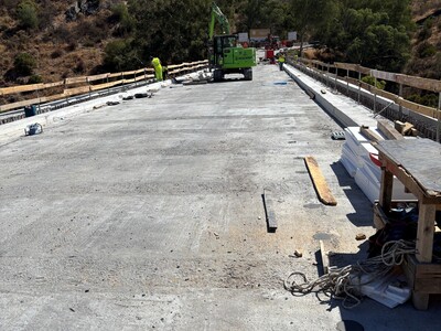 Concrete substrate, prior to waterproofing