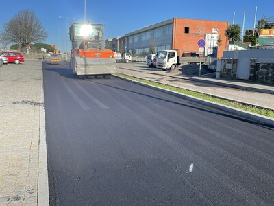 Compaction of the asphalt