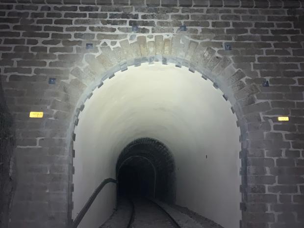 Tunnel exit after reinforcement and repair works